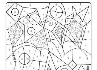 Dibujo mágico de una cometa: dibujo para colorear e imprimir