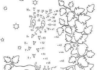 Dibujo de unir puntos de búho: dibujo para colorear e imprimir
