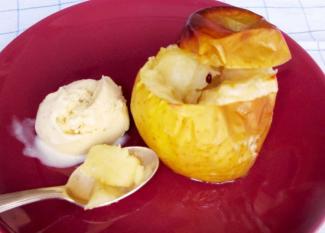 Manzanas al horno. Recetas de postres