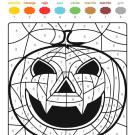 Dibujo mágico de supercalabaza: dibujo para colorear e imprimir