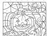 Dibujo mágico de calabaza y araña: dibujo para colorear e imprimir