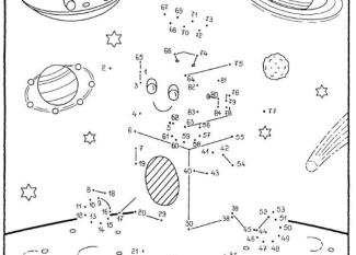 Dibujo de unir puntos de un robot: dibujo para colorear e imprimir