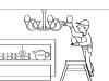Electricista: dibujo para colorear e imprimir