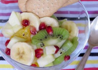 Receta de ensalada de frutas de invierno