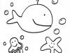 Bebé ballena: dibujos para colorear e imprimir