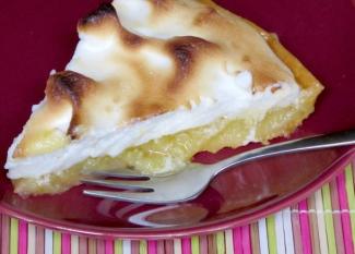 Tarta de limón con merengue: receta sencilla paso a paso