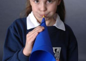 Trompeta con paja: experimento para niños sobre el sonido