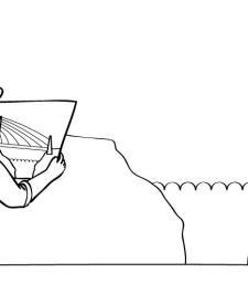 Arquitecta: dibujo para colorear e imprimir