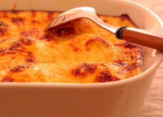 Receta infantil de huevos gratinados con queso