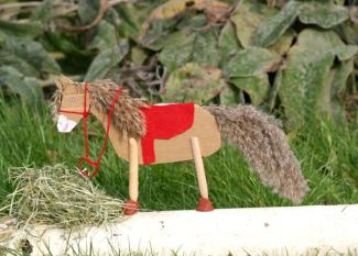 Manualidad infantil para fabricar un caballo salvaje