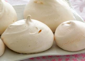 Receta infantil de merengue