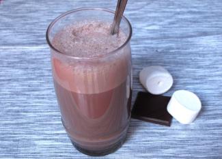 Receta infanti de batido de chocolate