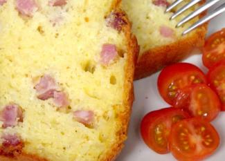 Receta infantil de pastel de jamón de york