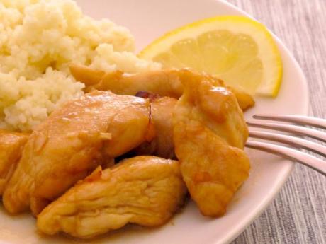 Receta de pollo con limón y miel