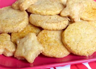 Receta infantil de galletas de parmesano