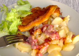 Receta infantil de tartiflette