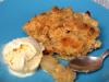 Receta infantil de crumble de manzanas