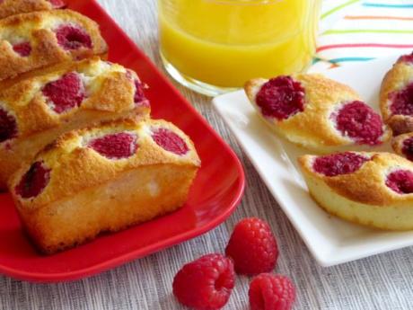 Receta de pastelitos de frambuesas y coco