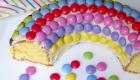 Receta de pastel arco iris