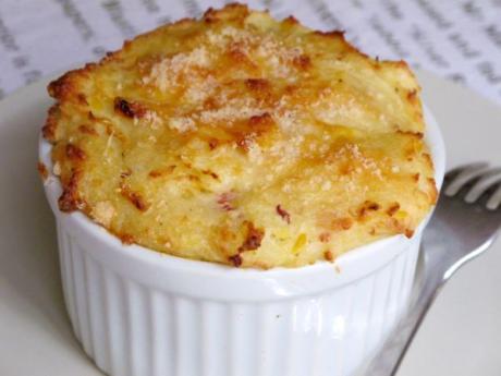 Receta de gratinado de patatas con parmesano