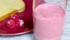 Receta de batido de frambuesa y plátano