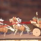 Carro de gladiadores con sus caballos: manualidad para niños