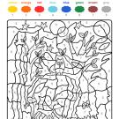 Colour by numbers: fantasma en el bosque