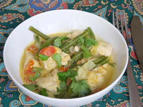 Receta de pollo al curry