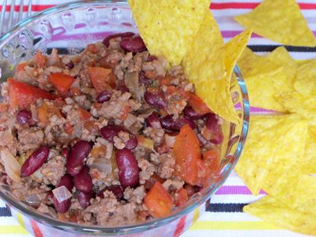 Receta de chili con carne