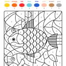 Colour by numbers: un pez de colores