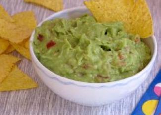 Receta infantil de guacamole