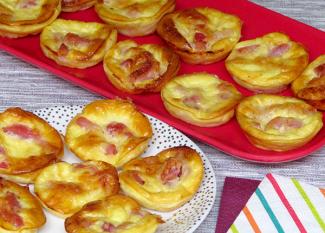 Receta infantil de mini quiches