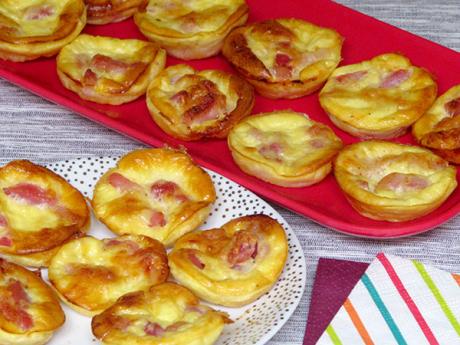 Receta de mini quiches