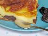 Receta infantil de tarta bretona de ciruelas pasas