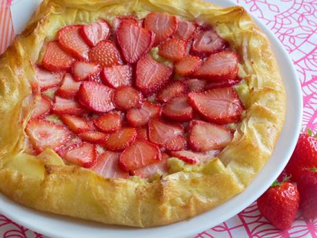 Receta de tarta de fresas