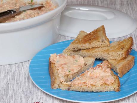 Receta de rilletes de salmón