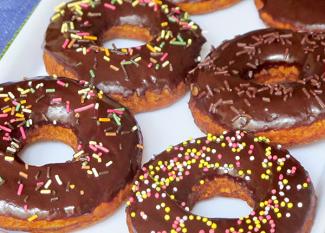 Receta infantil de donuts americano
