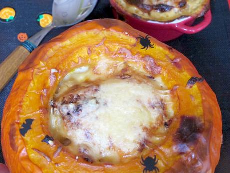 Receta de calabaza gratinada para Halloween