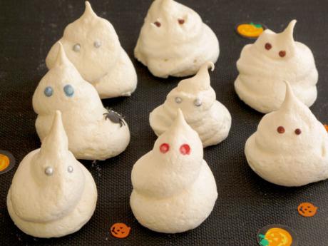 Receta de fantasmas de merengue para Halloween