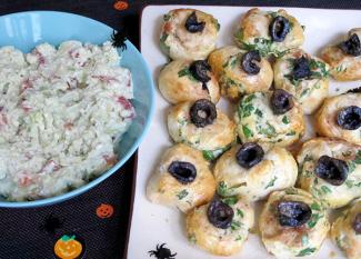 Receta infantil de ojos saltones con crema mágica para Halloween