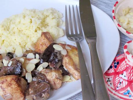 Receta de tajine con ciruelas