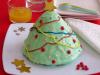 Receta infantil de tarta con forma de árbol de Navidad