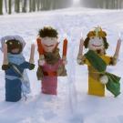 Candelabros de Reyes Magos para Navidad: manualidad para niños