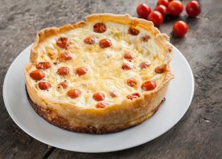 Tarta salada tomate