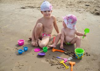 Cuidados niños playa