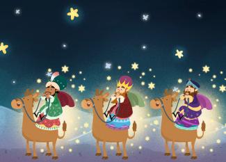 Cuento de los Tres Reyes Magos de Oriente. Leyendas de Navidad para niños