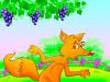 Fox and the grapes, el zorro y las uvas, fábula en inglés