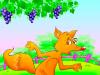 Fox and the grapes, el zorro y las uvas, fábula en inglés