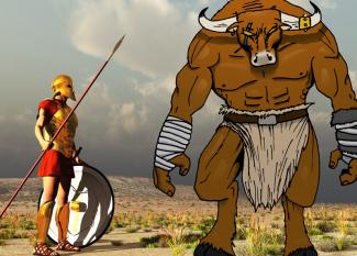 cuento corto: Teseo y el minotauro
