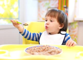 Menú infantil para niños entre 1 y 2 años